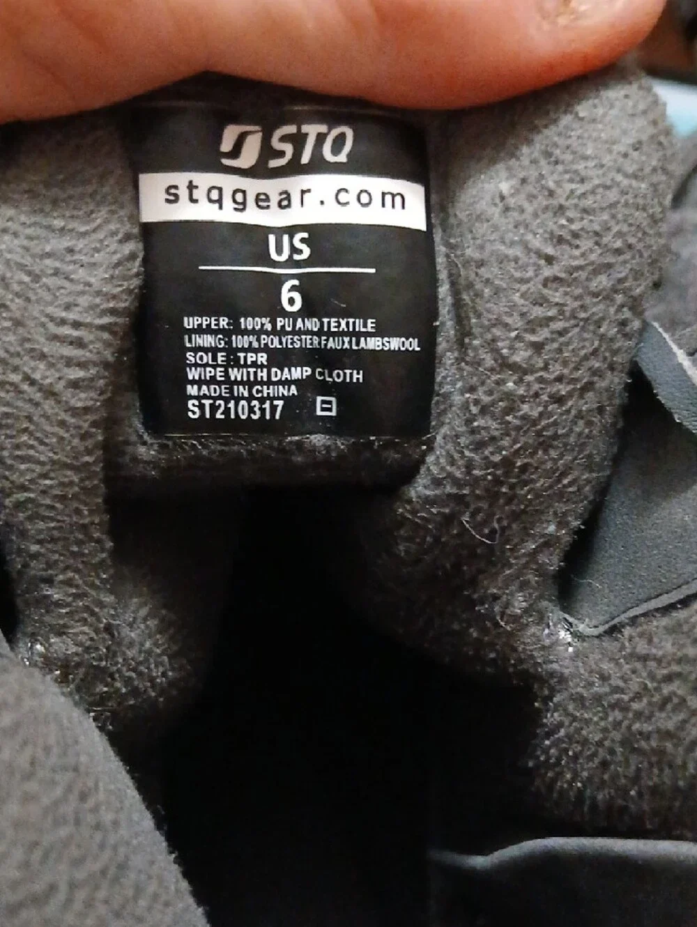 Stq Gear.com,‎  Waterproof Winter Boots - Gray with Tan Sole, Womens Sz.6